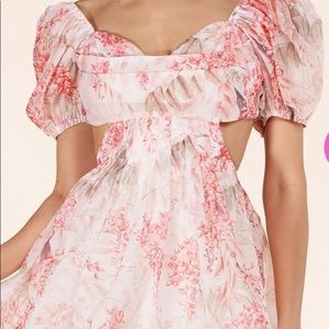 FLORAL MINI DRESS